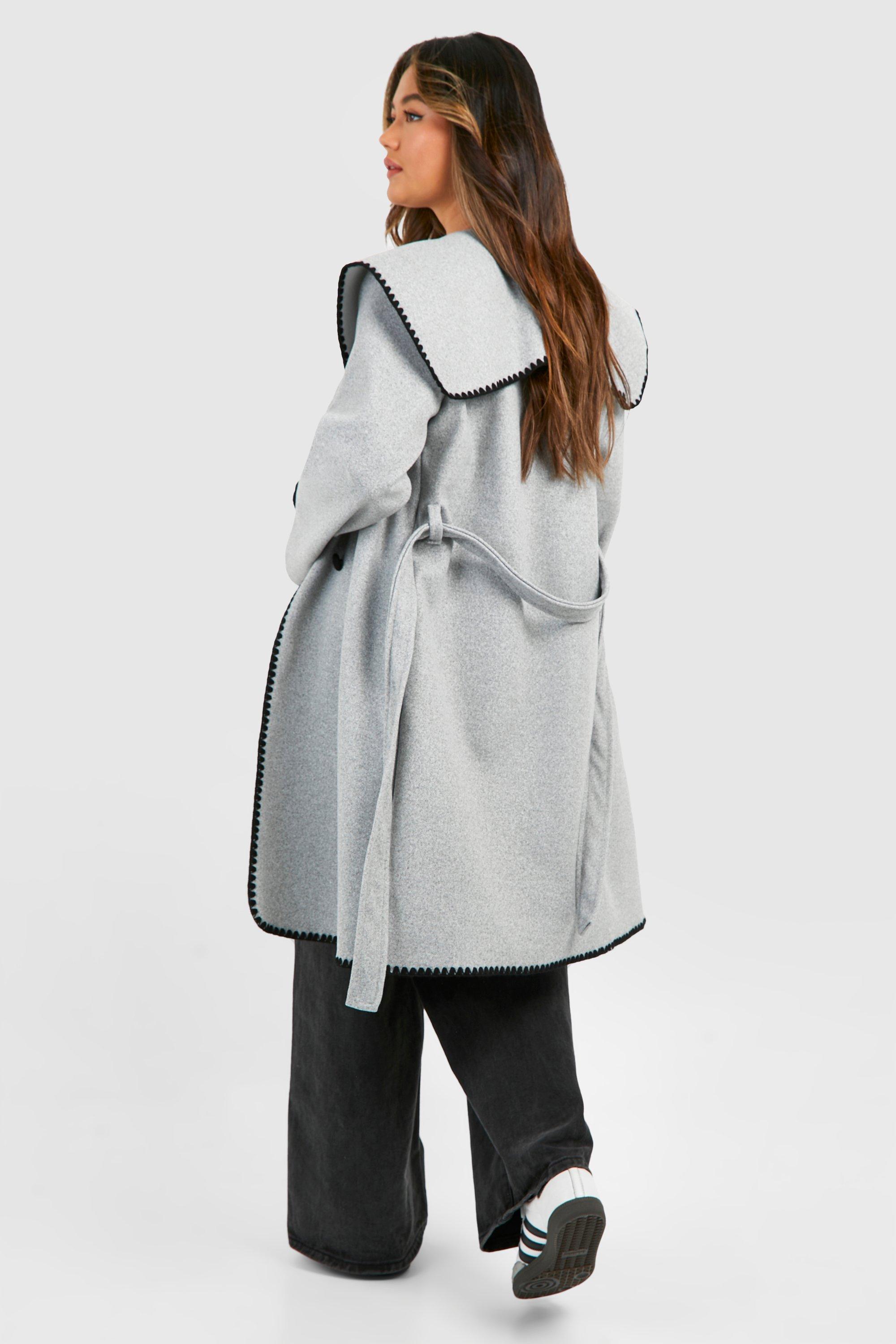 Belted blanket coat outlet